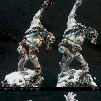 Icy Ogre Kingdom Ogre Gorger by Simon Moon