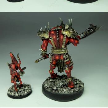 khorne prince and herald by Habadam