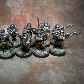 Cadian Shock Troops by KeX
