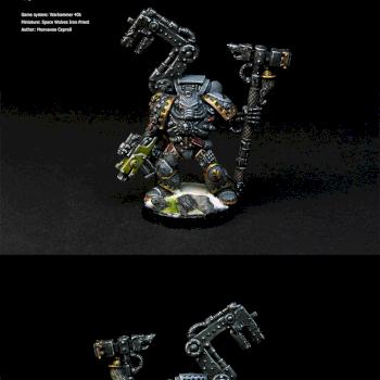 Space Wolves Iron Priest by Modelling Art Studio