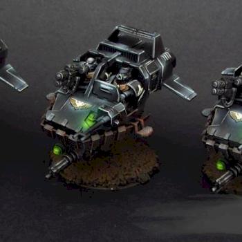 Space Marines Dark Angels Land Speeders by Awaken Realms