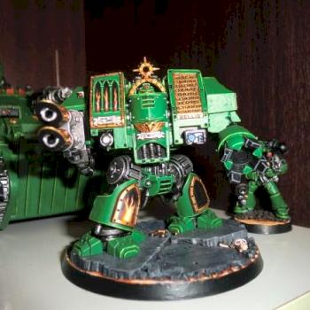 Salamanders Venerable Dreadnought by The Painting Mercenary