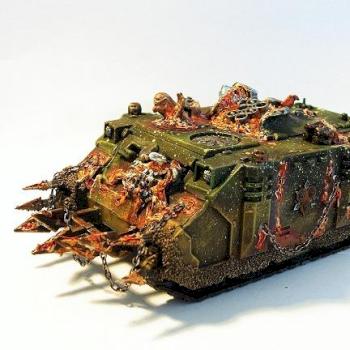 Deathguard Rhino by Montanha