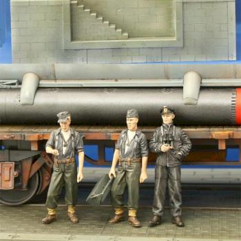Dock with midget submarine, NordSee 1945 by phael_minis