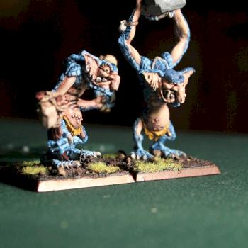Big Nose and Ed Kikka - Classic Stone Trolls by mousterian