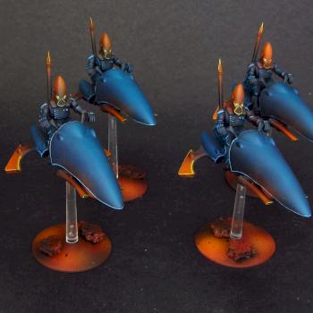 Eldar Windrider Jetbikes by Awaken Realms