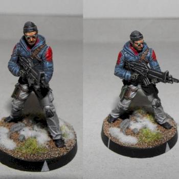 Infinity Ariadna Brigadier Jacques Bruant by bajdur