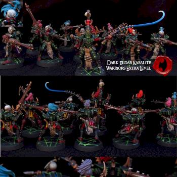 Dark Eldar Kabalite Warriors by SavageDPainting