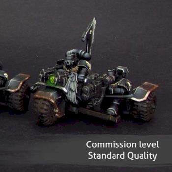 Space Marines Dark Angels attack bikers by Awaken Realms