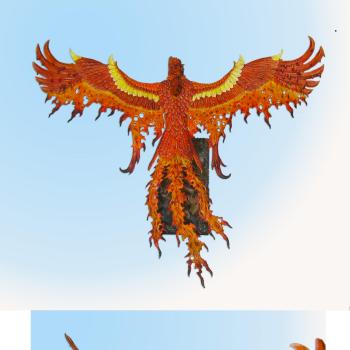 High Elves Flamespyre Phoenix by wilkzswetra