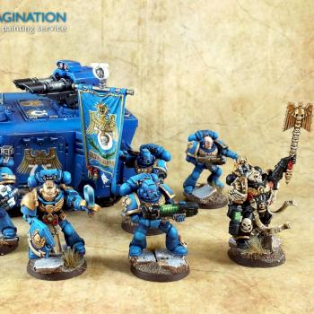 Ultramarines squad by DEN of IMAGINATION