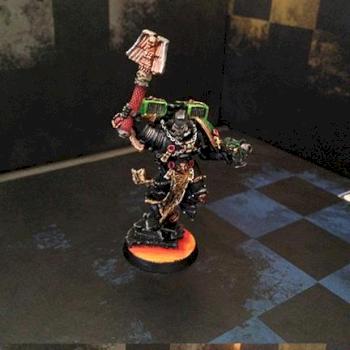 Salamander Assault Chaplain by DarkGrendel