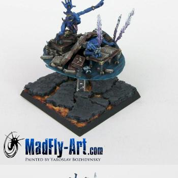 The Blue Scribes by MadFlyArtStudio