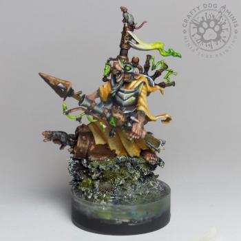Skaven Warlock Bombadier by CraftyDogMinis