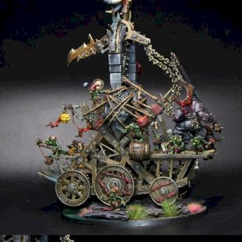 Ogors Guillotine with Butcher and his crew by Wlodi_workshop