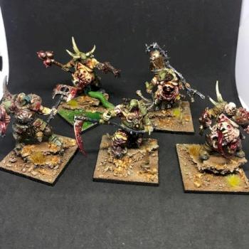 Putrid Blightkings MAGGOTKIN OF NURGLE CHAOS  WARHAMMER AOS by juanlurockerman
