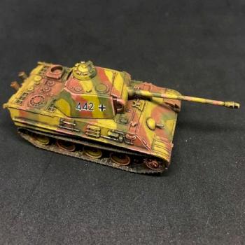 Panther Painted Flame of War FOW Germany 15mm by juanlurockerman