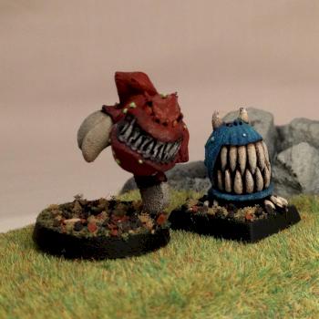 Orks Warboss Volmax's Attack Squigs by AzhrarnX