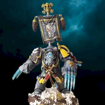 Space Wolves Terminator Banner by Ramirez23