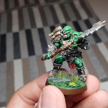 Angry ork by Vonpriebe