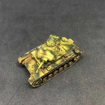 TANK PANZER II METAL Painted Flame of War FOW Germany 15mm by juanlurockerman