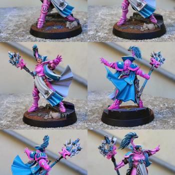 Trans pride color scheme Stormcast (Xandria Azurebolt) by CerberusXt
