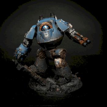 Ultramarines Contemptor Dreadnought by goboy3133