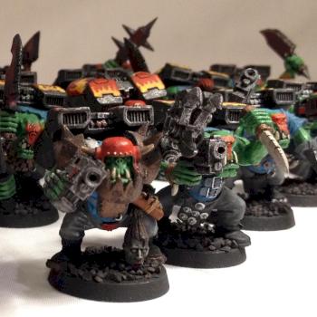 Orks Stormboy Mob by AzhrarnX