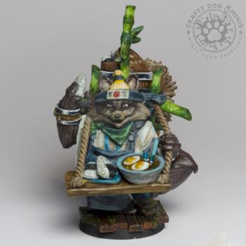 Tanuki Ramen shop Owner by CraftyDogMinis