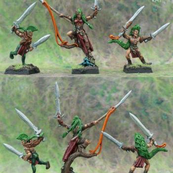 Wood Elves Wardancers by rohatakrysa