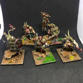 Putrid Blightkings MAGGOTKIN OF NURGLE CHAOS WARHAMMER AOS by juanlurockerman