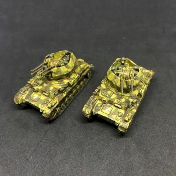 2X TANK WIRBELWIND METAL Painted Flame of War FOW Germany 15mm by juanlurockerman