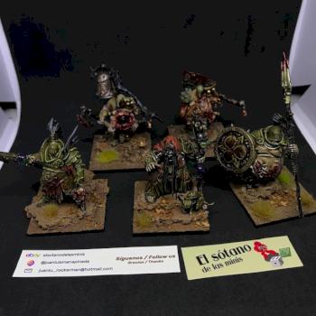 THE WURMSPAT Putrid Blightkings MAGGOTKIN OF NURGLE CHAOS WARHAMMER by juanlurockerman