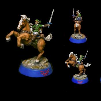 Link on Epona(Legend of Zelda) by Vectorum