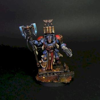Space hulk librarian Calistarius by karpunk