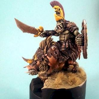 badmoon warboss (painted) by bodiscool