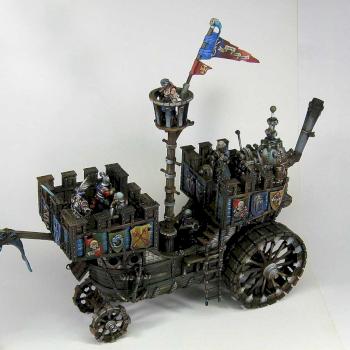 Empire Land Ship: Bronze Large Creature Games Day 2011 by Wappellious