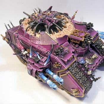 Pre Heresy Emperor's Children Slaanesh Noise Marine Land Raider by DarkEyeStudios