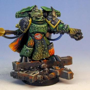 Salamanders Vulkan conversion, Warhammer 40k by Wappellious
