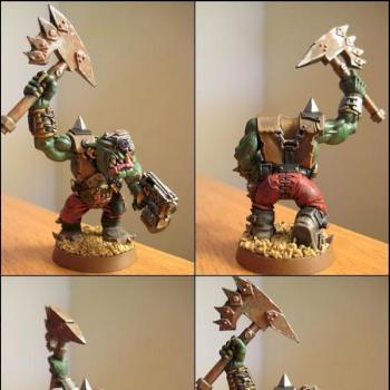 Black Reach Ork Nob by b00geyman