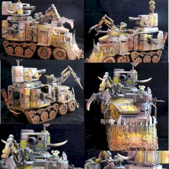 Ork battle wagon by mabnkat
