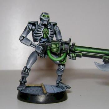 Necron warrior by Kanvass