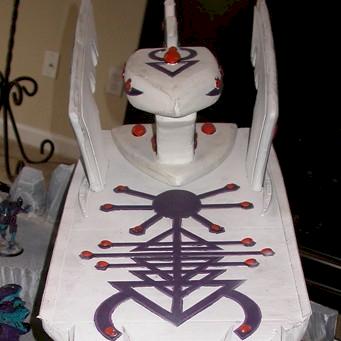 Eldar cruiser 40k scale HUGE!!! by asher40