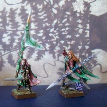 Wood Elves - 2 of 'em by Delerium