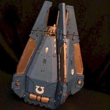 Space Marine Drop Pod by jeffwithpower