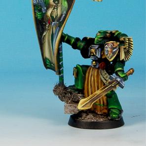 WARHAMMER 40K Dark Angel Lord with Standard by rene