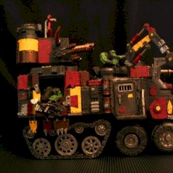 Ork Battlewagon by jeffwithpower