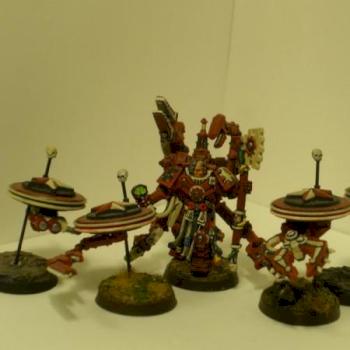 Tech marine and servitors by warprat13