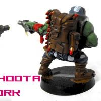 Ork Big Shoota Boy by drondel