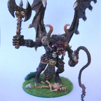 Bloodthirster, Greater Daemon of Khorne by green stuff